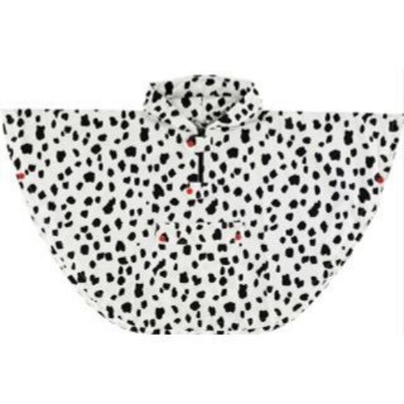 NWT Stella McCartney Kids Dalmatian Print Hooded Rain Poncho.  Size 4 - Picture 9 of 10